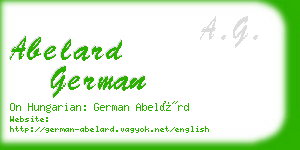 abelard german business card